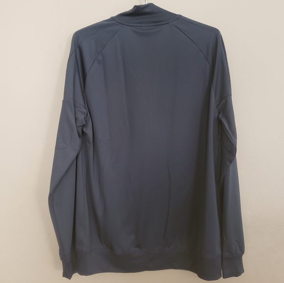 Nike Dri-Fit Zip Up Jacket with Dri fit Football Soccer Large Black Gray - Picture 3 of 9